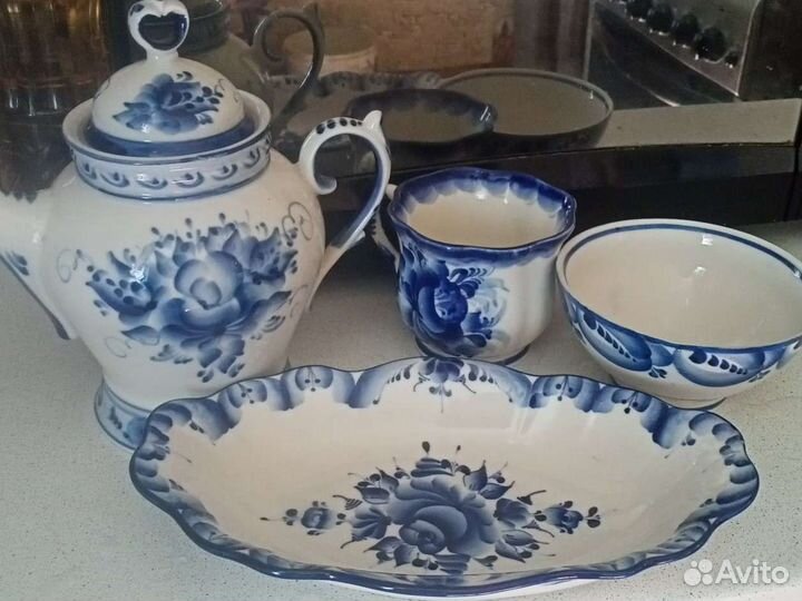 Посуда гжель