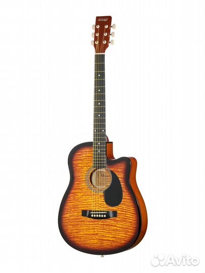 LF-3800CT-SB Фольковая гитара вырез homage