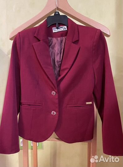 Пиджак школьный бордовый Sky Lake 140