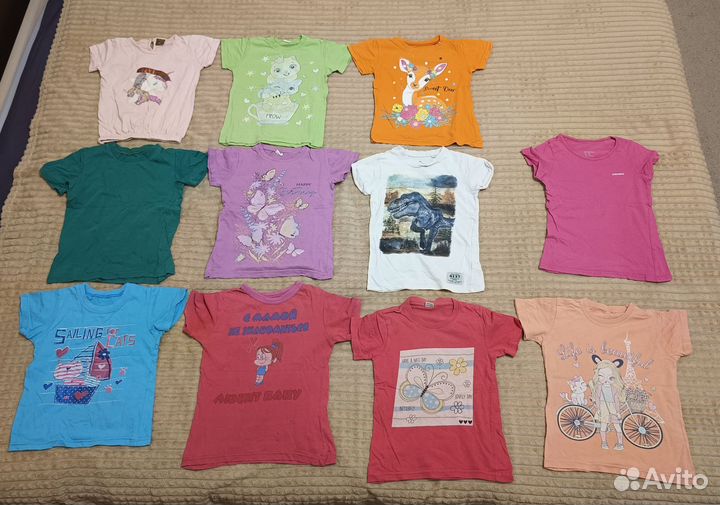 Детская одежда для девочек 110 116 пакетом