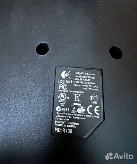 Руль logitech
