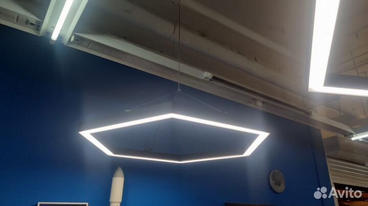 Светильник светодиодный шестиугольник 60В