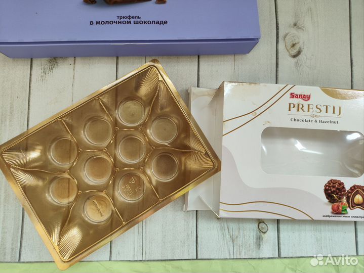 Коробка конфетная пустая