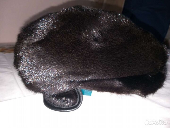 Норковая мужская кепка