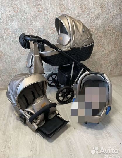 Коляска Verdi y Lux 3 в 1 Экокожа