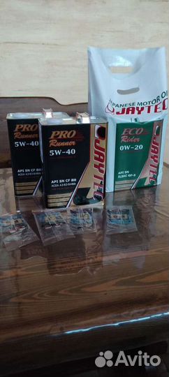 Масло моторное jaytec 5W-30 и 5W-40