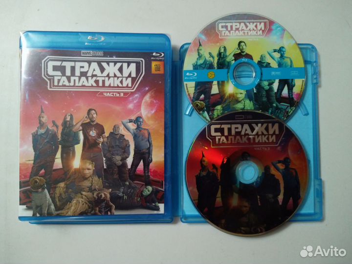 Стражи галактики - 3. Blu-ray + DVD. Два диска