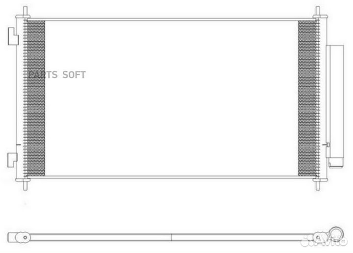 Sakura Радиатор кондиционера