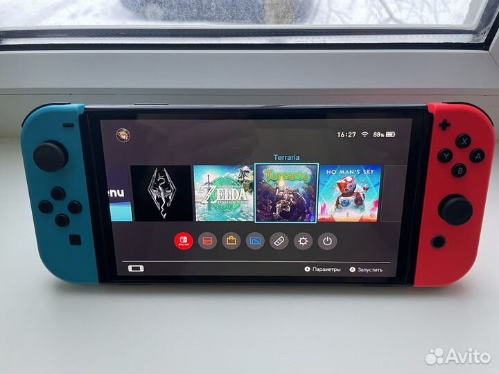 Nintendo Switch Oled прошитая Чип 256гб