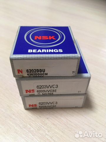 Подшипник 6202DDU 1шт., 6203VVC3 2шт