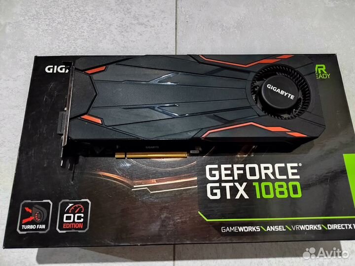 Видеокарта Geforce GTX 1080 Gigabyte