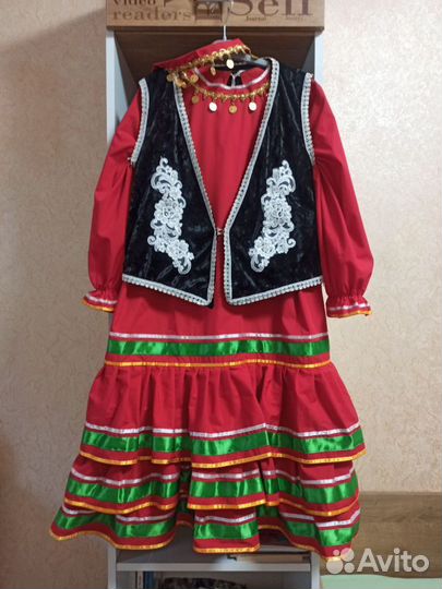 Башкирский костюм для девочки (прокат)