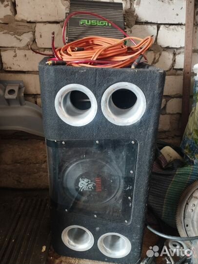 Сабвуфер и усилитель