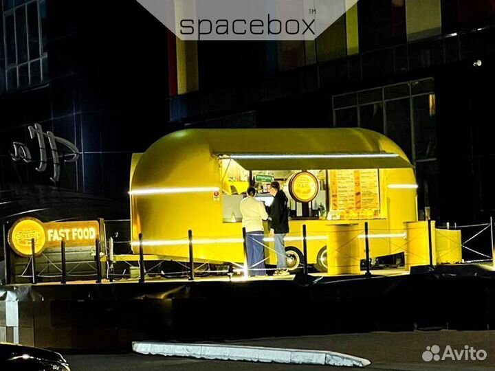 Фудтрак, Торговый павильон