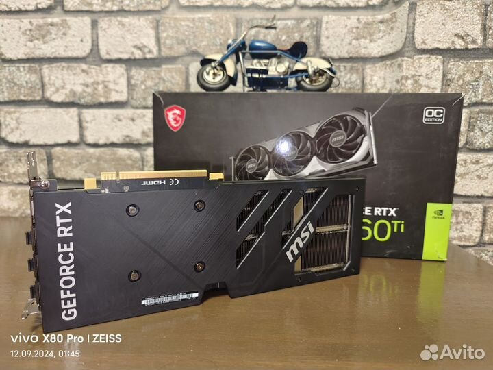 RTX 4060 ti msi ventus 3x Новая