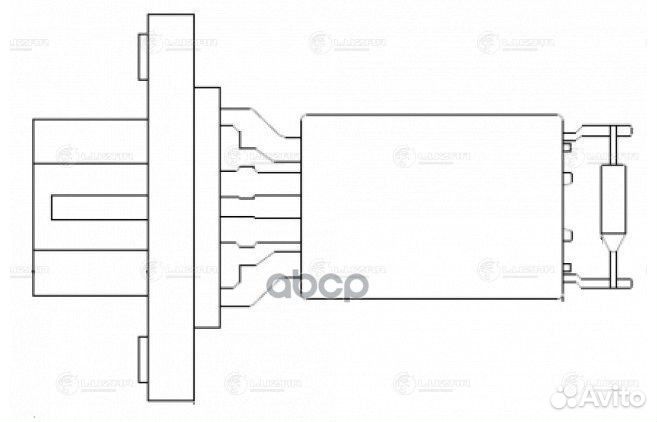 Резистор вентилятора отопителя ford focus