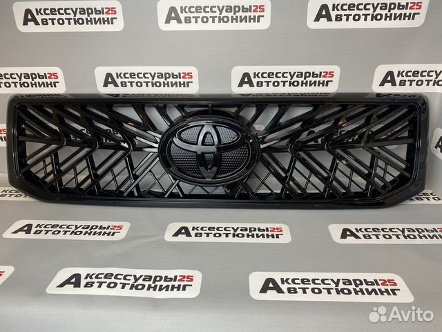 Решетка радиатора TRD Toyota Prado 120 Черная купить во Владивостоке с ...