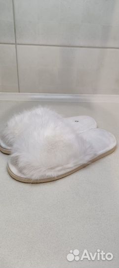 Меховые тапочки