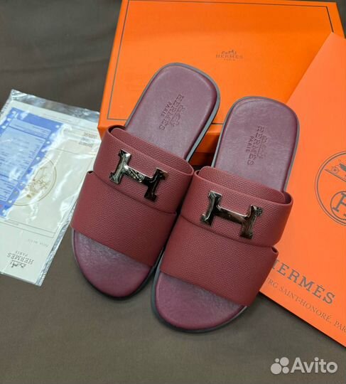 Шлепки Сланцы Hermes женские Размер 36-40