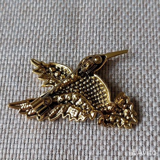 Брошь Птичка