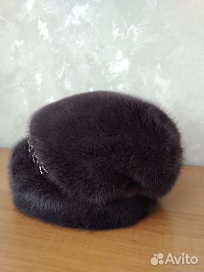 Шапка женская норковая новая