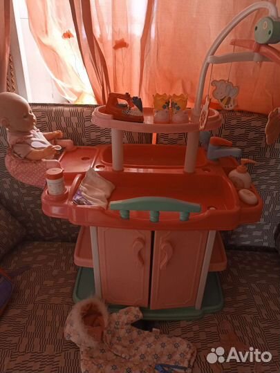 Центр для куклы, bebi born, кухня, игрушки