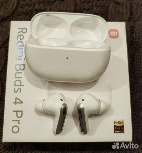 Наушники Xiaomi redmi buds 4 pro (новые, белые)