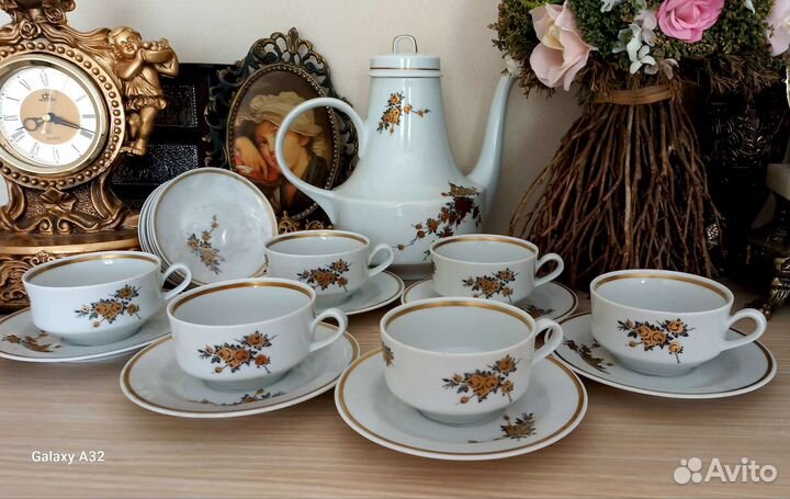 Чайный сервиз гдр. Винтаж