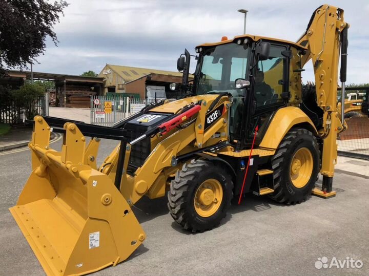 Стекло двери нижнее для погрузчика Caterpillar 432
