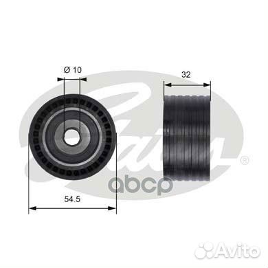 Ролик обводной ремня грм T41237 Gates