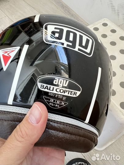 Детский мото шлем