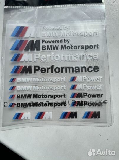 Наклейки бмв bmw m power m perfomance
