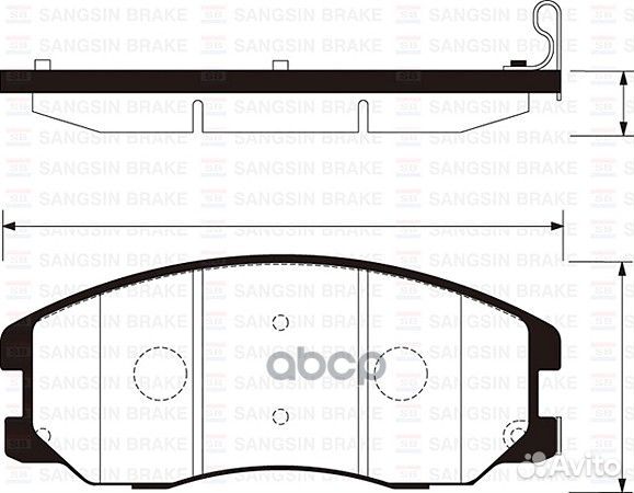 SP1204SNS 96626070 колодки дисковые п Chevro