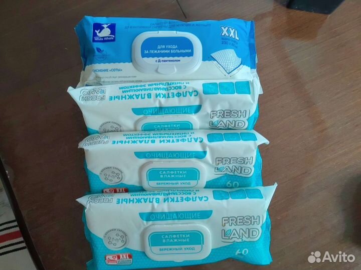 Влажные салфетки для лежачих больных