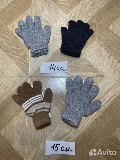 Варежки, перчатки детские из монгольской шерсти