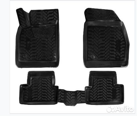 Ковры в салон (3D с подпят.) для Chevrolet Cruze