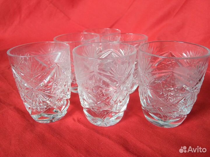 Стаканчики хрустальные, СССР