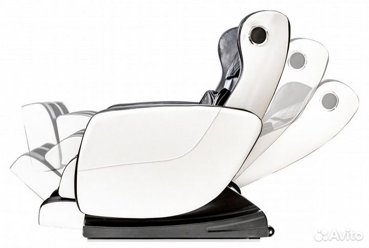 Массажное кресло VictoryFit M58 черно-белое