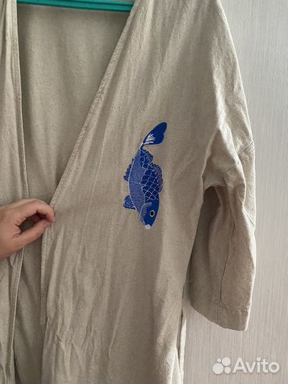 Халат хлопок под лён