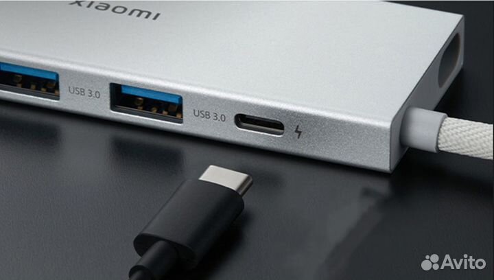 Док-станция Xiaomi 5 в 1 USB Type-C USB3.0 hdmi