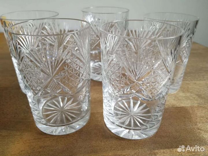 Стаканы хрусталь, бокалы Чехословакия
