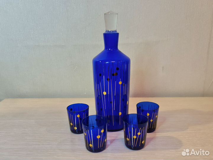 Набор ликёрный Bohemia (винтаж)