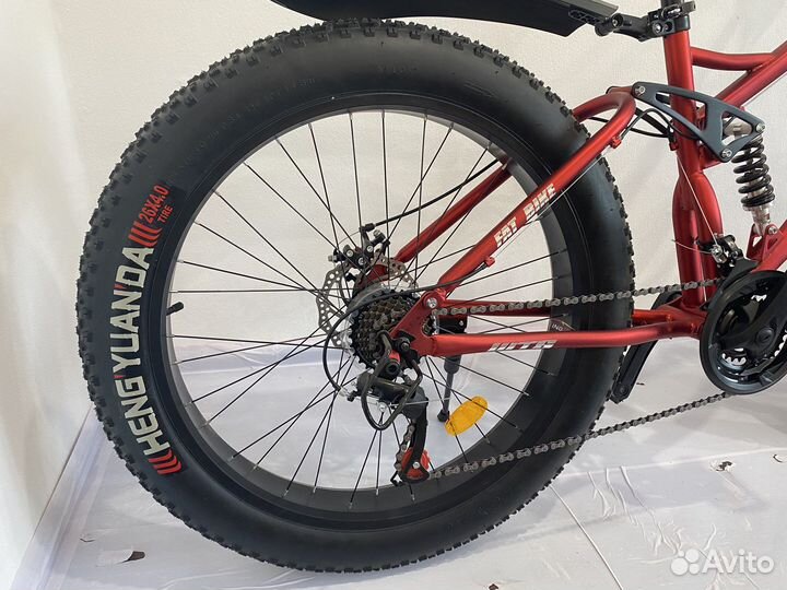 Велосипед фэтбайк 26 колеса двухподвесной