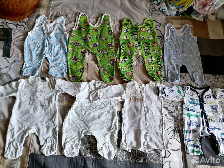 Вещи пакетом 0-9 месяцев