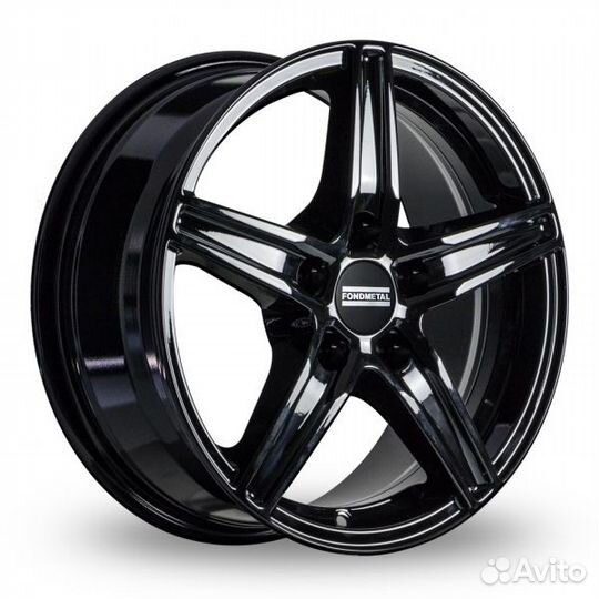 R17 5x114,3 7J ET35 D75 Fondmetal 8100 Glossy Blac