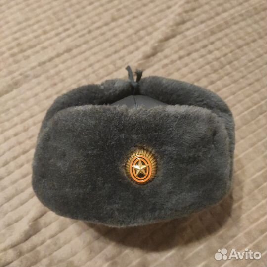 Шапка ушанка мужская военная