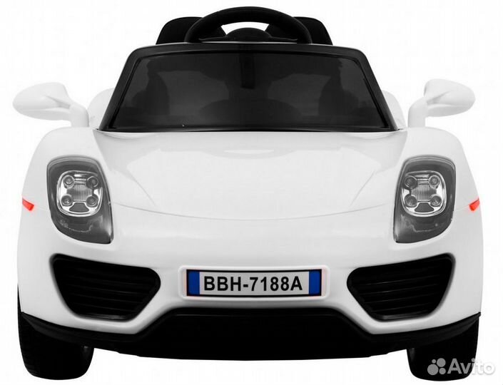 Детский электромобиль белый