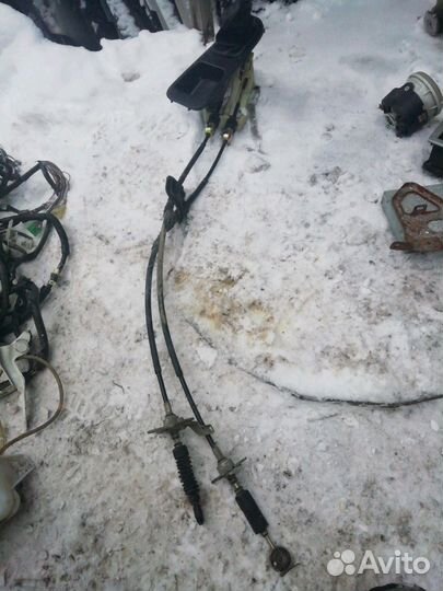 Селектор МКПП вместе с тросами faw v5