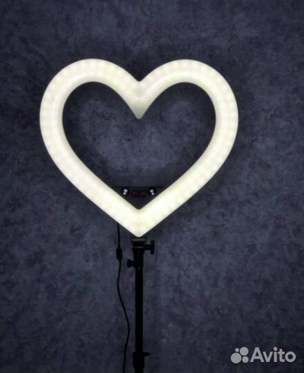 Кольцевая Селфи Лампа Love Сердце