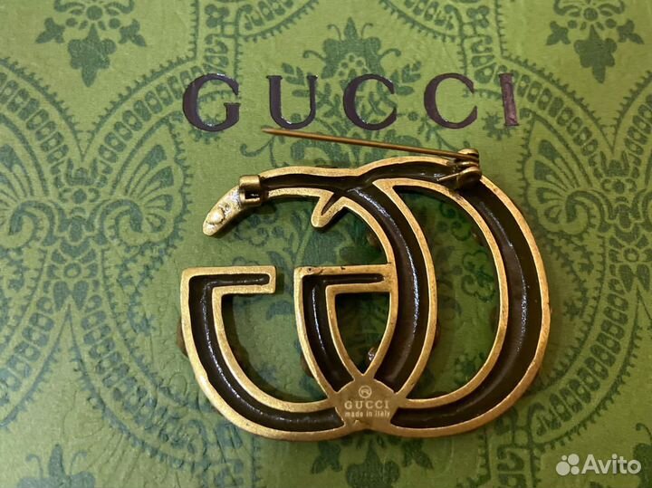 Новая брошка Gucci